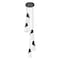 Z-Lite Aimie 5-Light Chandelier, 12 in W x 16 in H, Matte Black 828P7-5R-MB - alternate 8