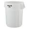 Rubbermaid Commercial BRUTE 44 gal Round Heavy Duty Plastic Can, White, None, Plastic, Not Applicable 1779740 - alternate 6