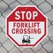 Signmission Stop Forklift Crossing, 10 inch X 10 inch, Aluminum Metal Signs, 2PK OC-A-2PACK-10-55 - alternate 5