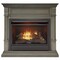 Duluth Forge Ventless Natural Gas Fireplace With Mantel - 26,000 BTU, Remote Control, Slate Gray Finish DFS-300NR-3GR - alternate 1