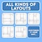 Emporio Kitchen Drawer Organizer Set, Includes 3-Pc 9x6 bins, 6-Pc 9x3 bins, 8-Pc 6x3 Bins, 8-Pc 3x3 Bins,  EMPORGN25 - alternate 7