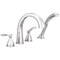 Delta Stryke Roman Tub Trim with Hand Shower, 11.81 in, Lumicoat Chrome T4777-PR - alternate 1
