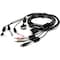 Vertiv AVOCENT KVM Cable - 6 ft, Single Display, DVI-I, 1 x USB, 2 x Audio, Standard KVM cable CBL0118 - alternate 1