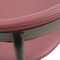Leisuremod Lume Modern Dining Side Chair in Polyester with Black Steel Frame in Burgundy LC20BUR - alternate 10