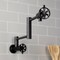 Kingston Brass Wall Mount Pot Filler Faucet, Matte Black KS4100RX - alternate 6