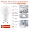 Euri Lighting A19 LED Bulbs, 8W, 800 lm, 60W Eq., 5000K, GU24, Dimmable, UL, 2PK EA19-8W2050eG-2 - alternate 7