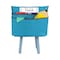 C-Line Products 12-1/2" Seaside Blue Medium Chair Cubbie, 1/EA 10415 - alternate 4