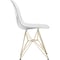 Leisuremod Bristol 5-Piece Modern Dining Set: Round MDF Table & 4 Eiffel Plastic Chairs with Chrome Legs, 5PK BTBL-35BL-CR19CLG4 - alternate 9