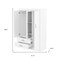 Homeroots Two Piece White Solid and Manufactured Wood Bedroom Set 662343 - alternate 6