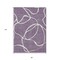Homeroots 8' X 10' Purple And Ivory Abstract Washable Indoor Outdoor Area Rug 597514 - alternate 7