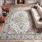 Jonathan Y Superbia Boho Medallion Border Non-Slip Machine-Washable Beige/Cream 5 ft. x 8 ft. Area Rug WSH502G-5 - alternate 5