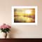 Homeroots Yellow Sunset White Framed Print Wall Art 404650 - alternate 3