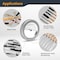 Powertec 8in CBN Wheel 80 Grit, 1-1/2in Wide, 5/8in Arbor, 4-in-1 Edge & Side Sharpening 15707 - alternate 7