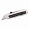 Sheffield Retractable Utility Knife, 1.25in Blade, 3.5in Plastic Handle, Black/Gray 12243 - alternate 1