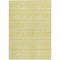 Homeroots 9' X 12' Yellow And Ivory Geometric Washable Indoor Outdoor Area Rug 613817 - alternate 9
