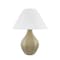 Hudson Valley Lighting Abescon 22 in. Table Lamp Aged Brass/Ceramic Cocoon L7029-AGB/CCN - alternate 6
