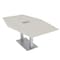 Skutchi Designs Hexagon Conference Table With Power, 48 in W, 84 in L, Ivory HAR-HEX.IR-48X84-DOU-K458-ESIL - alternate 1
