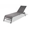 Homeroots Set of Two 23" Taupe Metal Outdoor Chaise Lounge, 2PK 372157 - alternate 1