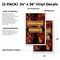Signmission Barbecue Chicken, Vinyl Decals Only 24 Inch x 36 Inch, Vinyl Decal, 2PK DSB-2436-2PACK-Barbecue Chicken - alternate 2