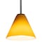Access Lighting Martini, LED Pendant, Oil Rubbed Bronze Finish, Amber Glass 28004-3R-ORB/AMB - alternate 6