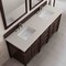 James Martin Vanities Brittany 72" Double Vanity, Burnished Mahogany, w/ 3 CM Siberian Silestone Top 650-V72-BNM-3SFR - alternate 6