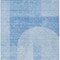 Homeroots 8' X 10' Sky Blue And Denim Blue Geometric Washable Indoor Outdoor Area Rug 582701 - alternate 9