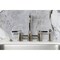 Kingston Brass Bridge Kitchen Faucet with Brass Sprayer, Polished Nickel KS8286DKLBS - alternate 6