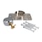 Mytee Products Heavy-Duty Hidden Shackle Hockey Puck Padlock Set w/Hasp - Keyed Alike, 4PK CTL-HASPPL-KEYEDx4 - alternate 9