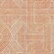 Homeroots 9' X 12' Orange And Ivory Abstract Washable Indoor Outdoor Area Rug 594951 - alternate 9