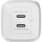 Belkin BOOST CHARGE Pro Dual USB-C GaN Wall Charger with PPS, White WCH013DQWH - alternate 9