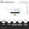 Kingston Brass 33-Inch Cast Iron Self-Rimming Single Bowl Drop-In Kitchen Sink, 4-Hole with Strainer KGCKTS332298 - alternate 2