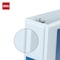 Deli Std Duty View Binder 1in, Letter, D-Ring, PVC-Free, White, 12PK CF567-WH - alternate 4