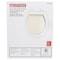 Prosource Toilet Seat, Round, Plastic, Bone, Plastic Hinge KJ-883A1-BN - alternate 3