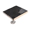 Apollo Tile Silken 3.94 in. x 3.94 in. Glossy Black Ceramic Square Wall Tile 5.38 sq. ft./case, 50PK CRE88BLK44A - alternate 9