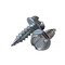 Malco 7X1/2 Royal Brown, 1/4 in Slotted Hex Washer Head Sheet Metal Screws, 1000PK HW7X1/2ZRBT - alternate 2