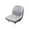 Uni Pro 128 Bucket Seat, With Slide Rails & 1 Normally Open OPS, Gray Vinyl 8642 - alternate 1