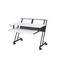 Homeroots 47" White and Black Computer Desk 491456 - alternate 7