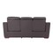 Homeroots 90" Brown Faux Leather Sofa 343838 - alternate 1