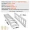 Vevor Aluminum Loading Ramps 6800 lb 72" x 15" Flat Ends for Tractors ATVs UTVs AGR-210-1838-1 - alternate 6