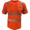 Reflective Apparel ANSI Type R Class 3 Short Sleeve T-Shirt with Coolmax Technology 104CMPS-OR-4X - alternate 1