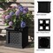 Pure Garden Rattan Style Outdoor Planter Box 14.65-Inch-Square Decorative Flower or Plant Pot 50-LG1469 - alternate 10
