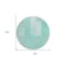 Homeroots 8' Teal Blue Aqua And Ivory Round Striped Washable Indoor Outdoor Area Rug 581679 - alternate 8