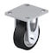 Blickle Rigid Plate Caster, TPR, 4", 440 lb. BKS-ALEV 100K-14 - alternate 1