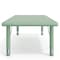 Flash Furniture Commercial Plastic Adjustable Height Classroom Activity Table-Sage, 48x24 YU-YCX-001-2-RECT-TBL-SAGE-GG - alternate 6