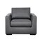 Manhattan Comfort Cleo Upholstered Accent Chair in Pewter AC1949-PT - alternate 7