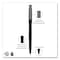 Uni-Ball Rollerball Pen, Stick, Micro 0.5 mm, Black Ink, Black Barrel 60151 - alternate 6