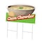 Signmission Clam Chowder Die Cut Yard Sign & Stake outdoor plastic coroplast window, C-DC-2436-Clam Chowder19 C-DC-2436-Clam Chowder19 - alternate 1