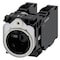 Siemens holder, 3-way, plastic, 1 NO+1 NC, 1 NO+1 NC, LED module, amber, 6-24 3SU1501-1AG00-1LA0 - alternate 1