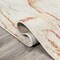 Jonathan Y Marmo Abstract Marbled Modern Orange/Cream 2 ft. x 8 ft. Runner Rug CTP201A-28 - alternate 8