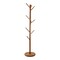 Homeroots 67in Brown Solid Wood Ten Hook Freestanding Coat Rack 724375 - alternate 5
